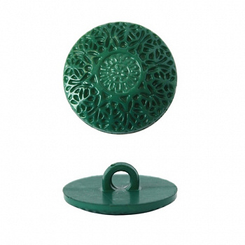 Пуговицы в тубе 57092  на ножке 22мм (19-5420 зеленый) 36 шт.