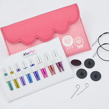 Набор алюминиевых съемных спиц (мини) Mini 5 см Zing KnitPro 47432