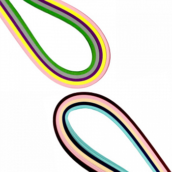 Набор бумаги для квиллинга PQR-10