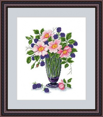 Набор для вышивания «Сделано с любовью» ЦВ-034 Ежевичный праздник