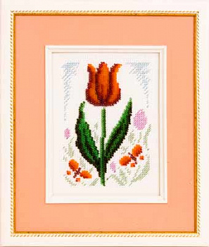 Набор для вышивания «Panna» Ц-0742 Тюльпанчик