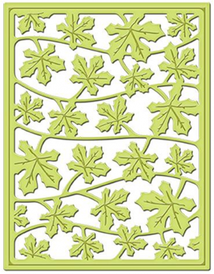 Набор ножей Spellbinders® Shapeabilities® Decorative Card Front  "Листопад"