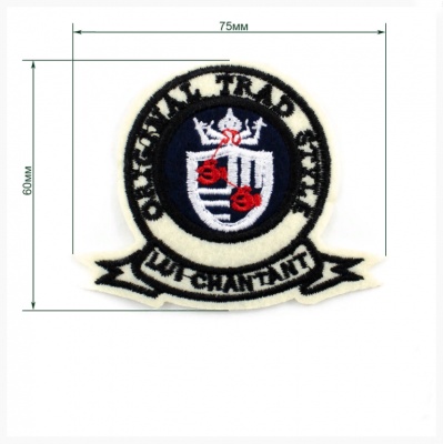 Термоаппликация LA154  75 х 60 мм 5 шт