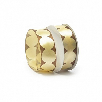 Лента атласная с рисунком арт.TBY.ЛАР.TX- 09.2 шир.2,5см цв.61  уп.9,14 м