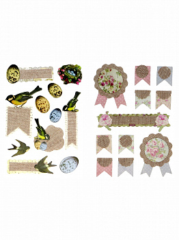 Набор объёмных стикеров «Рукоделие»  Крафт, N-01/7891,7893