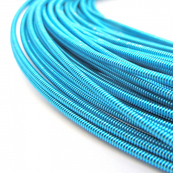 Канитель жесткая KAN/MS1,25-05  матовый, бирюза