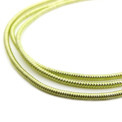 Канитель мягкая, гладкая KAN/MF1-16  глянец, светлый лайм