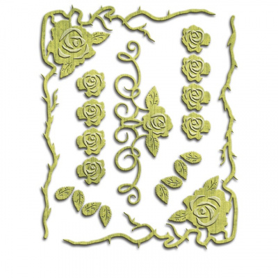 Набор ножей Shapeabilities® "Шипы и розы"