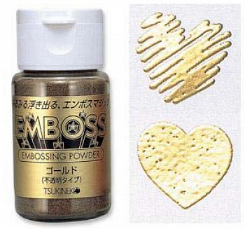 Пудра для эмбоссинга матовая "Tsukineko" Золото 30мл 