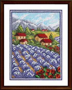 Набор для вышивания «Panna» ГМ-1779 Лавандовый край,11х14,5 см