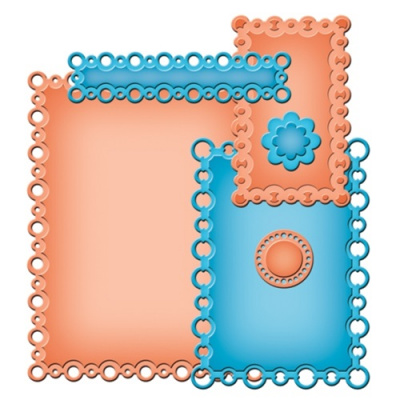 Набор ножей Spellbinders® Nestabilities® "Эффект жемчуга"