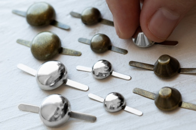 Ножка для дна сумки d 15 мм 20 шт. «Gamma» GH 01/15  № 04 под никель