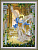 Рисунок на ткани «Конёк» 9794 Ангел и голуби, 29x39 см