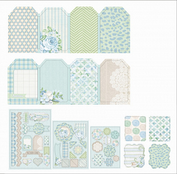 Набор для создания мини-альбома "Рукоделие" Цветочное кружево