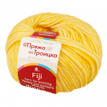 Фиджи, пряжа для ручного вязания (12, желток)