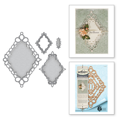 Набор ножей Spellbinders® Nestabilities® Decorative Accents "Юбилей Ренессанса: Ярлыки 56"