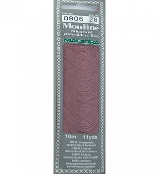 Мулине Спираль «Madeira»100% хлопок, 10 м 0806