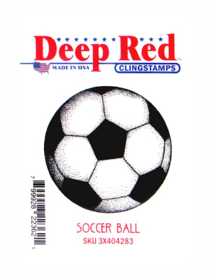 Резиновый штамп «Soccer Ball», 5x5см