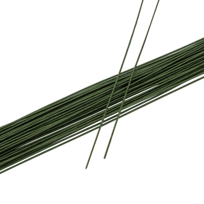 Проволока флористическая, бумажная оплетка, 1,2 мм*40 см, 50 шт./упак, Astra&Craft ( зеленый )