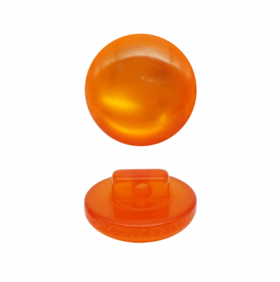 Пуговица в тубе на ножке 0311-0573 цвет оранжевый 18 L уп/36шт