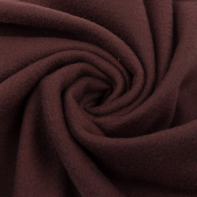 Ткань Флис FG-001 50 х 50 см 100% полиэстер №492 т.коричневый