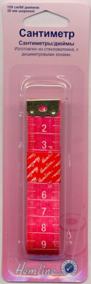 Сантиметр "Hemline" 255, 150 см / 60 дюймов, 20 мм