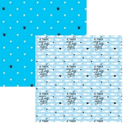 Двусторонняя упаковочная бумага глянцевая «Stilerra» 100 x 70 см, цвет 30 мур-мур