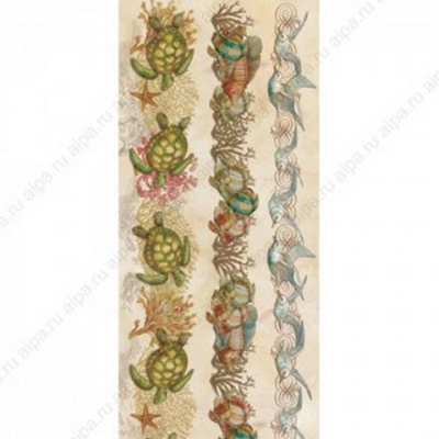 Ленты бумажные: Бордюры, Черепахи, Путешествие, T.Coffey