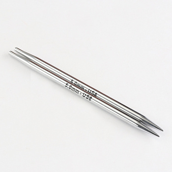 Спицы съемные латунные для длины тросика 35-126 см Nova KnitPro, 5.00 мм 10404