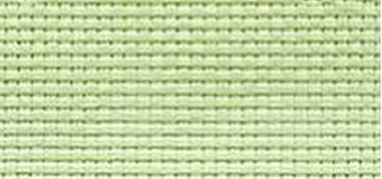 Канва К03 "Gamma" Aida №11 100% хлопок 150*100  см (салатовый)