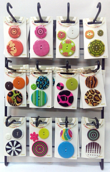 Стенд проволочный "Conversations 3"с наполнением (пуговицы)