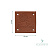 Нашивка NA04 Brown (коричневый)  25 х25 mm
