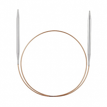 Спицы круговые супергладкие, никель, ADDI 105-7, 50 см, №9.0