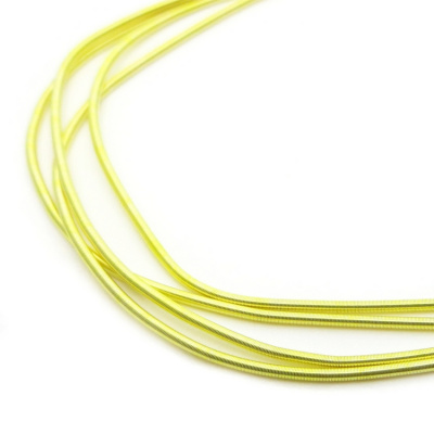 Канитель мягкая, гладкая KAN/MK1.3-07 матовая, нежно-лаймовый