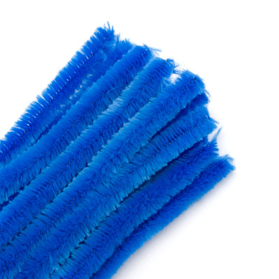 Синель-проволока "Астра", 12 мм*30 см, 15 шт/упак, цв. А-043 синий