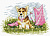 Набор для вышивания «Жар-птица» М-034 " На прогулке" 18*26 см.