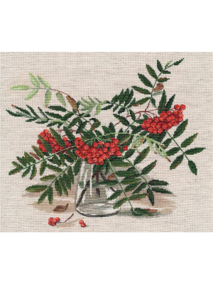 Набор для вышивания «Овен» 1291 Рябинушка 33 х 29 см