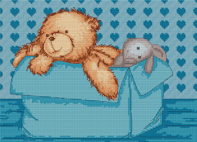 Набор для вышивания «Luca-S» B130 Медвежонок.22*17 cm