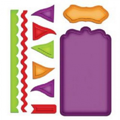 Набор ножей Spellbinders® Shapeabilities® "Теги и флаги"