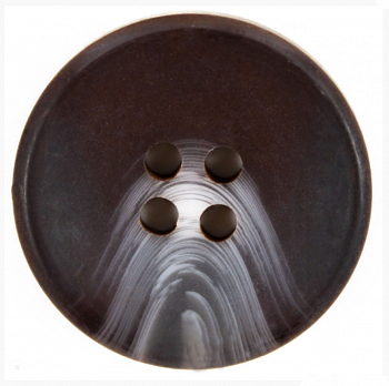 Пуговицы в тубе "Колибри" CH101 Brown 32L (20 мм) 18 шт