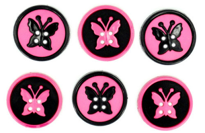 Набор декоративных пуговиц «Dress It Up» 5879 Пуговки с бабочками