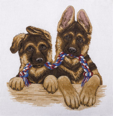 Набор для вышивания «Panna» Ж-1683 Двое из ларца,28*29 см