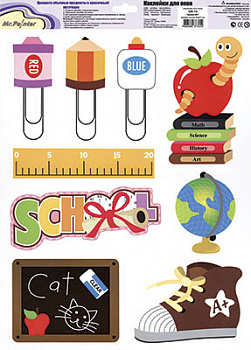 Наклейки для окон Mr.Painter ОК-13 Школа №1