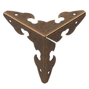 Декоративный уголок для шкатулок MMG-044 «Mr. Carving» 3 см, 4 шт. №02 бронза