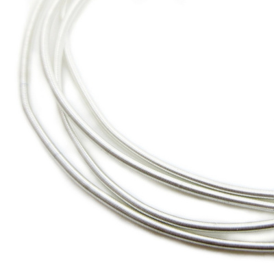 Канитель мягкая, гладкая KAN/MK1.3-01  матовая, серебро