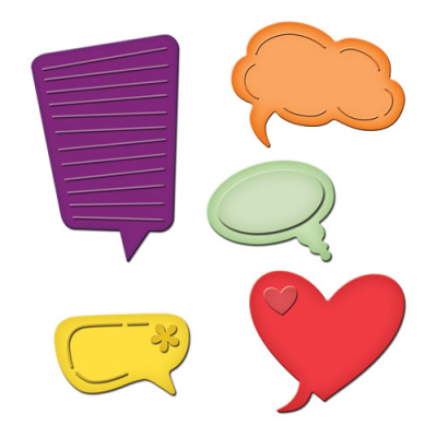 Набор ножей Spellbinders® Shapeabilities® "Что говоришь?"