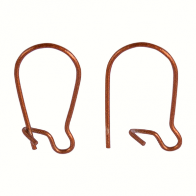 Швензы для бисера "Zlatka" DC-074/10 №5 медь(10 шт.)