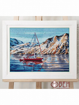 Набор для вышивания «Овен» 1453 "Норвежское море" 35 х 26см