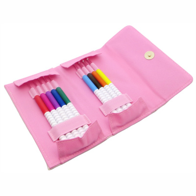 Набор крючков вязальных "Рукоделие" алюминиевых односторонних, 9 шт. в комплекте, цветной