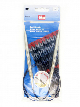 Круговые спицы, латунь, с гибкой фиолетовой леской серебристые, 80 см 8,00 мм 